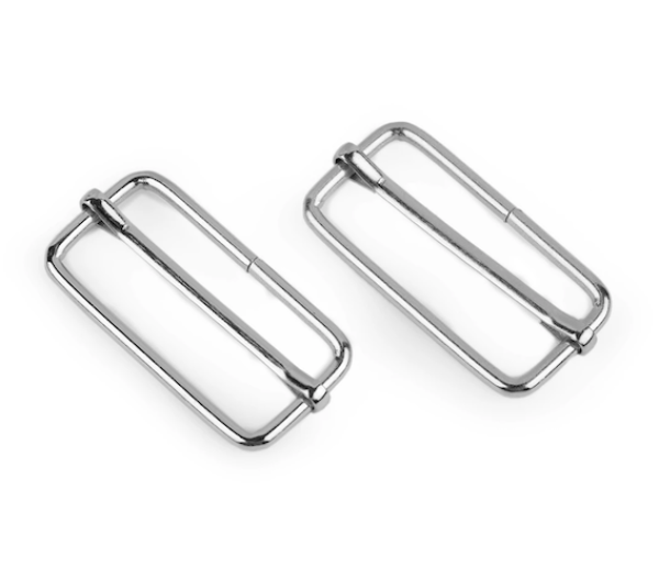 Stegschnalle Nickel - 38 mm